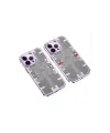 Apple iPhone 13 Pro Max Kılıf Mekanik Bumper Kapak - Derin Mor