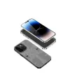 Apple İphone 13 Pro Max Kılıf Mekanik Bumper Kapak - Gümüş