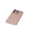 Apple iPhone 13 Pro Max Kılıf Modos Metal Kapak - Pembe
