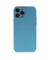 Apple İphone 13 Pro Max Kılıf Nano İçi Kadife Silikon - Mavi