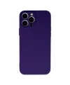 Apple İphone 13 Pro Max Kılıf Nano İçi Kadife Silikon - Mor