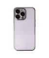 Apple iPhone 13 Pro Max Kılıf Razer Lensli Silikon - Gold