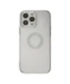 Apple İphone 13 Pro Max Kılıf Santa Lens Silikon - Şeffaf