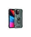 Apple iPhone 13 Pro Max Kılıf Sofya Yüzüklü Silikon Kapak - Yeşil