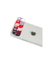 Apple İphone 13 Rainbow Kamera Lens Koruma Cam - Mor