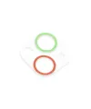 Apple İphone 13 Renkli Kamera Lens Koruma Cam - Yeşil-pembe