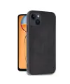 Apple İphone 14 Kılıf Aras Deri Kapak - Siyah