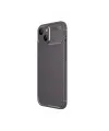 Apple İphone 14 Kılıf Auto Focus Karbon Kapak - Gri
