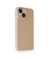 Apple İphone 14 Kılıf Elegant Kapak - Pudra