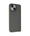 Apple iPhone 14 Kılıf Elegant Kapak - Titan Gri