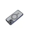 Apple İphone 14 Kılıf Joke Simli Magneticsafe Kılıf - Lacivert