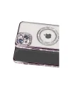 Apple İphone 14 Kılıf Joke Simli Magneticsafe Kılıf - Pembe