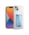 Apple iPhone 14 Kılıf Kart Şeffaf Silikon - Şeffaf
