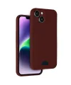 Apple İphone 14 Kılıf Kelvin Kartvizitli Silikon - Bordo