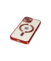 Apple İphone 14 Kılıf Kross Magneticsafe Kapak - Kırmızı