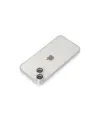 Apple İphone 14 Kılıf Luko Lens Silikon - Gümüş