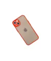 Apple iPhone 14 Kılıf Montreal Silikon Kapak - Kırmızı
