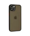 Apple iPhone 14 Kılıf Montreal Silikon Kapak - Siyah
