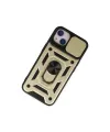 Apple İphone 14 Kılıf Pars Lens Yüzüklü Silikon - Gold