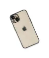 Apple İphone 14 Kılıf Razer Lensli Silikon - Siyah