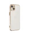 Apple iPhone 14 Kılıf Volet Silikon - Beyaz