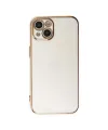 Apple iPhone 14 Kılıf Volet Silikon - Beyaz