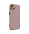 Apple İphone 14 Kılıf Volet Silikon - Mor