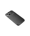 Apple İphone 14 Plus Kılıf Auto Focus Karbon Kapak - Siyah