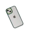 Apple İphone 14 Plus Kılıf Dora Kapak - Haki Yeşil