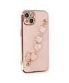 Apple iPhone 14 Plus Kılıf Esila Silikon - Pudra