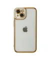 Apple İphone 14 Plus Kılıf Liva Lens Silikon - Beyaz