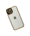 Apple İphone 14 Plus Kılıf Liva Lens Silikon - Siyah