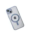 Apple İphone 14 Plus Kılıf Magneticsafe Lazer Silikon - Sierra Blue