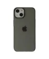 Apple iPhone 14 Plus Kılıf Pc Sert Şeffaf Kapak - Siyah
