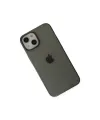 Apple iPhone 14 Plus Kılıf Pc Sert Şeffaf Kapak - Siyah