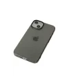 Apple iPhone 14 Plus Kılıf Pc Sert Şeffaf Kapak - Siyah