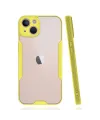 Apple İphone 14 Plus Kılıf Platin Silikon - Sarı