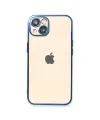 Apple iPhone 14 Plus Kılıf Razer Lensli Silikon - Açık Mavi