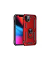 Apple İphone 14 Plus Kılıf Sofya Yüzüklü Silikon Kapak - Kırmızı
