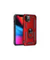 Apple iPhone 14 Plus Kılıf Sofya Yüzüklü Silikon Kapak - Kırmızı