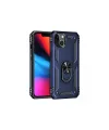 Apple İphone 14 Plus Kılıf Sofya Yüzüklü Silikon Kapak - Lacivert