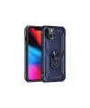 Apple iPhone 14 Plus Kılıf Sofya Yüzüklü Silikon Kapak - Lacivert
