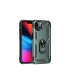Apple iPhone 14 Plus Kılıf Sofya Yüzüklü Silikon Kapak - Yeşil