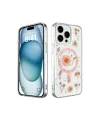 Apple İphone 14 Pro Kılıf Daisy Simli Magsafe Kapak - Pembe