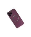 Apple İphone 14 Pro Kılıf Jack Magneticsafe Lens Silikon - Mürdüm