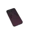 Apple İphone 14 Pro Kılıf Jack Magneticsafe Lens Silikon - Mürdüm