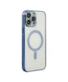 Apple İphone 14 Pro Kılıf Magneticsafe Lazer Silikon - Sierra Blue