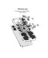 Apple İphone 14 Pro Kılıf Mekanik Bumper Kapak - Gold
