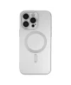 Apple İphone 14 Pro Kılıf Moshi Lens Magneticsafe Silikon - Gümüş