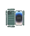 Apple İphone 14 Pro Kılıf Optimum Silikon - Koyu Yeşil